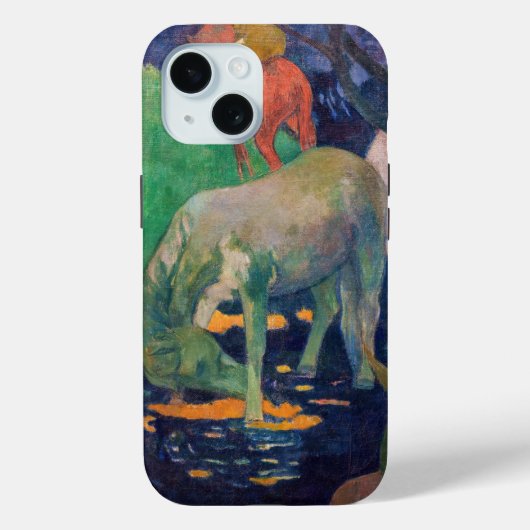 Coques Case-Mate iPhone Paul Gauguin - Le Cheval Blanc (Verso)