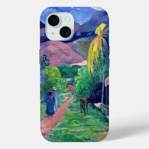 Coque Pour iPhone 15 Paul Gauguin - Rue à Tahiti