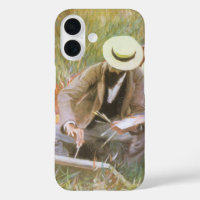 Paul Helleu Sketting with His Wife par JS Sargent