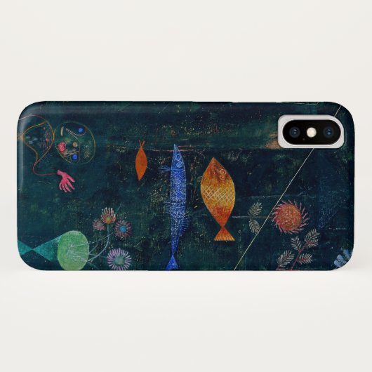 Coques Case-Mate iPhone Paul Klee Fish Magic Peinture Abstraite Art graphi (Dos (Horizontal))