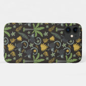 Coques Case-Mate iPhone Paume de singe motif sans soudure (Dos (Horizontal))