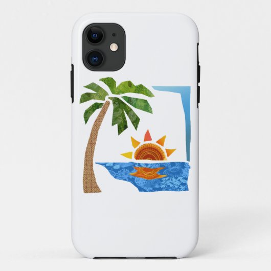 Coques Case-Mate iPhone Paume, Sun et mer (Dos)