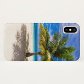 Coques Case-Mate iPhone Paume sur la plage blanche de sable (Dos (Horizontal))
