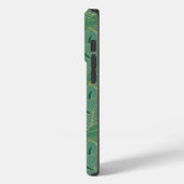 Coques Case-Mate iPhone Paume vert et or feuille motif (Verso / Gauche)