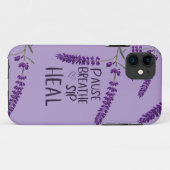 COQUES Case-Mate iPhone 🌿 PAUSE. PAIER. SIP. GUÉRIR. DESIGN (Dos (Horizontal))