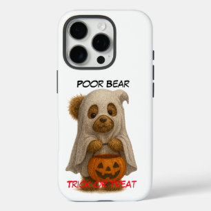 Coques iPhone 16 Pro Pauvre Bear Trick ou traitement - Jolie Halloween 