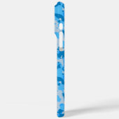 Coques Case-Mate iPhone Pavé HAMbWG I - Camouflage bleu (Verso / Gauche)