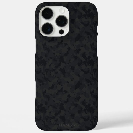 Coques Case-Mate iPhone Pavé HAMbWG I - Camouflage noir (Verso)