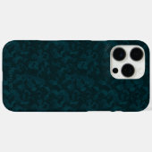 Coques Case-Mate iPhone Pavé HAMbWG I - Camouflage Turquoise (Verso (horizontal))