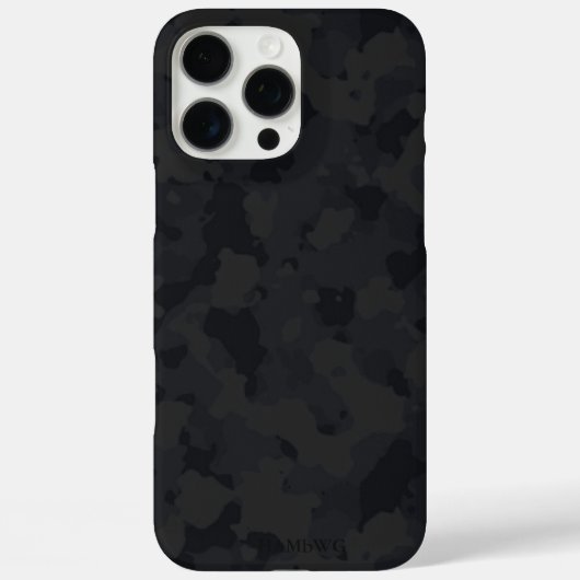 Coques Case-Mate iPhone Pavé HAMbyWG I - Camouflage noir (Verso)