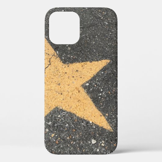 Coques Case-Mate iPhone Pavé jaune imprimé étoile (Verso)