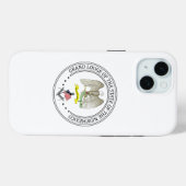 Coques Case-Mate iPhone Pavillon de franc-maçonnerie de l'état du Nouveau- (Verso (horizontal))