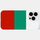 Coques Case-Mate iPhone pavillon de la Bulgarie (Verso (horizontal))