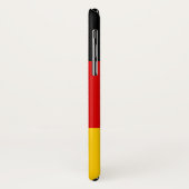 Coques Case-Mate iPhone pavillon de l'Allemagne (Dos/Gauche)