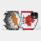 Coques Case-Mate iPhone Pavillon des racines de l'arbre du Canada chypriot (Dos (Horizontal))