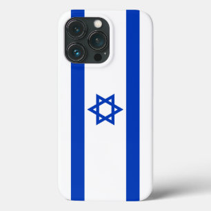Case-Mate iPhone Case Pavillon Israël bleu et blanc moderne