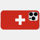 Coques Case-Mate iPhone pavillon suisse (Verso (horizontal))