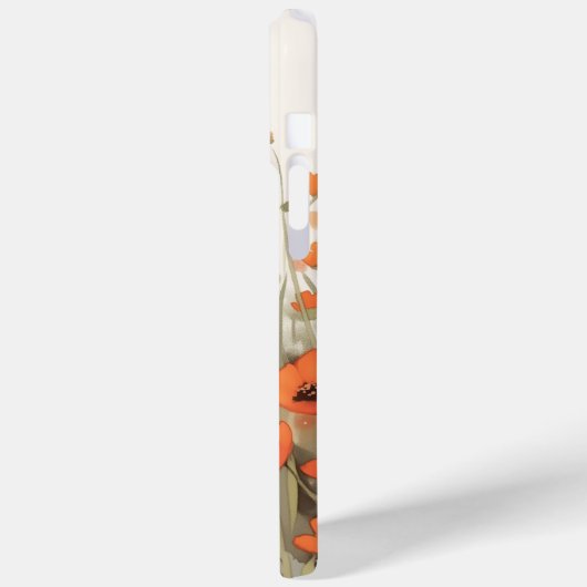 Coques Case-Mate iPhone Pavot à chat noir (Verso / Gauche)