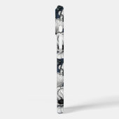 Coques Case-Mate iPhone Pavot blanc sur la marine (Verso / Gauche)