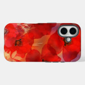 Coques Case-Mate iPhone Pavot chaud d'été (Verso (horizontal))