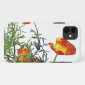 Coques Case-Mate iPhone Pavot de Californie (Dos (Horizontal))