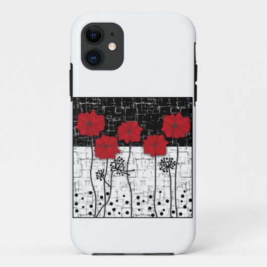 Coques Case-Mate iPhone Pavot rouge (Dos)