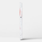 Coques Case-Mate iPhone pavot rouge sur bois blanc (Verso / Gauche)