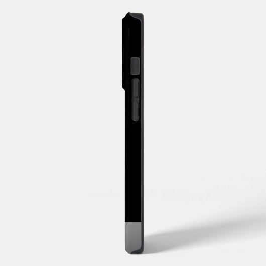 Coques Case-Mate iPhone Paw Chien Argent sur arrière - plan noir (Verso / Gauche)