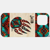 Coques Case-Mate iPhone Paw d'ours tribal (Verso (horizontal))