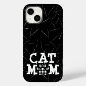 Coques Case-Mate iPhone Pawprint maman chat avec cheveux chats (Verso)