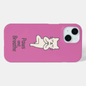 Coques Case-Mate iPhone Paws and Breathe (Verso (horizontal))