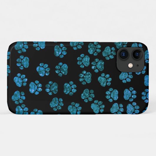 Coques Case-Mate iPhone Paws Bleus, Patrouilles Parties scintillant, Parti (Dos (Horizontal))