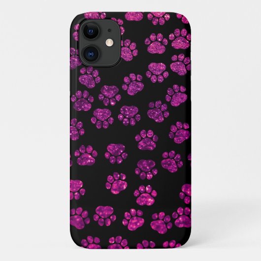 Coques Case-Mate iPhone Paws Roses, Parties scintillant, Parties scintilla (Dos)