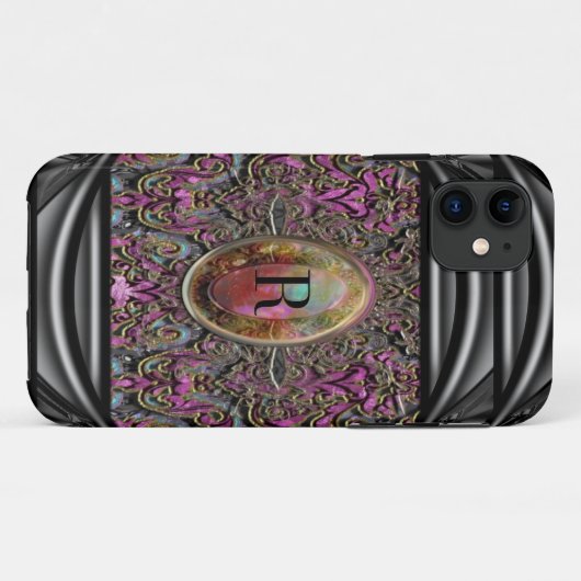 Coques Case-Mate iPhone Paynemilder beau Monogramme chic (Dos (Horizontal))