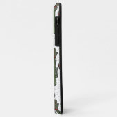 Coques Case-Mate iPhone Pays Noël rouge et vert (Dos/Gauche)