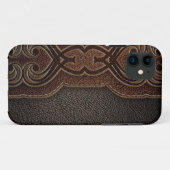 Coques Case-Mate iPhone Pays occidental de cowboy de brun rustique de mode (Dos (Horizontal))
