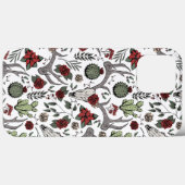 Coques Case-Mate iPhone Pays Ouest Noël Floral Cerf Tête Crâne (Verso (horizontal))