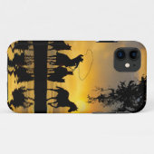 Coques Case-Mate iPhone Pays Western Cowboy et Wild Hors (Dos (Horizontal))