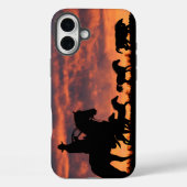 Coques Case-Mate iPhone Pays Western Cowboy Roundup Chevaux sauvages (Verso)