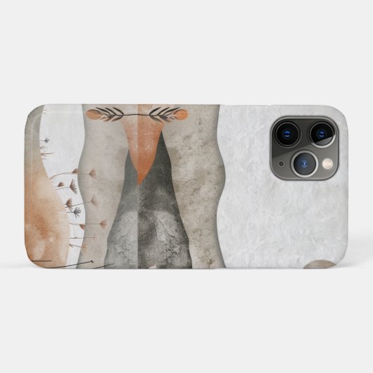 Coques Case-Mate iPhone Paysage Abstrait de Boho (3) (Dos (Horizontal))