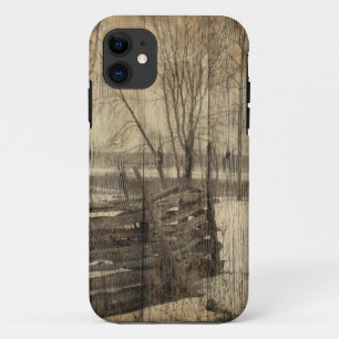 Etui iPhone Case-Mate Paysage agricole de clôture de l'Ouest
