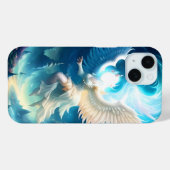 Coques Case-Mate iPhone Paysage angélique avec ailes (Verso (horizontal))