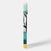 Coques Case-Mate iPhone Paysage Aquarelle Peinture Abstraite Avec Nom (Verso / Droite)