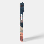 Coques Case-Mate iPhone Paysage Aquarelle Peinture Abstraite Avec Nom (Verso / Droite)