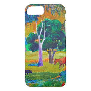 Case-Mate iPhone Case Paysage avec cochon et cheval, Gauguin