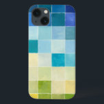 Case-Mate iPhone Case Paysage avec des Carrés multicolores<br><div class="desc">Megan Meagher a créé cette pièce en utilisant un style connu sous le nom de pixilation numérique. Les artistes utilisent des programmes informatiques pour concevoir et dessiner leurs pièces,  produisant des rendus impressionnistes de décors du monde réel. Si vous aimez l'art expérimental abstrait,  cette impression est pour vous!</div>