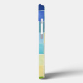 Coques Case-Mate iPhone Paysage avec des Carrés multicolores (Verso / Gauche)