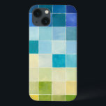 Etui iPhone Case-Mate Paysage avec des Carrés multicolores<br><div class="desc">Megan Meagher a créé cette pièce en utilisant un style connu sous le nom de pixilation numérique. Les artistes utilisent des programmes informatiques pour concevoir et dessiner leurs pièces,  produisant des rendus impressionnistes de décors du monde réel. Si vous aimez l'art expérimental abstrait,  cette impression est pour vous!</div>