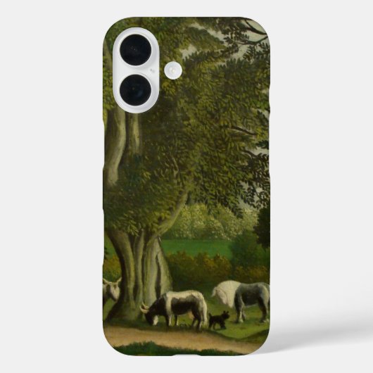 Coques Case-Mate iPhone Paysage avec vachères d'Henri Rousseau (Verso)