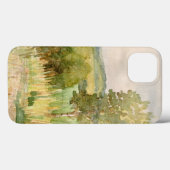 Coques Case-Mate iPhone Paysage d'aquarelle (Verso (horizontal))